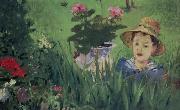 Edouard Manet Boy in Flowers painting